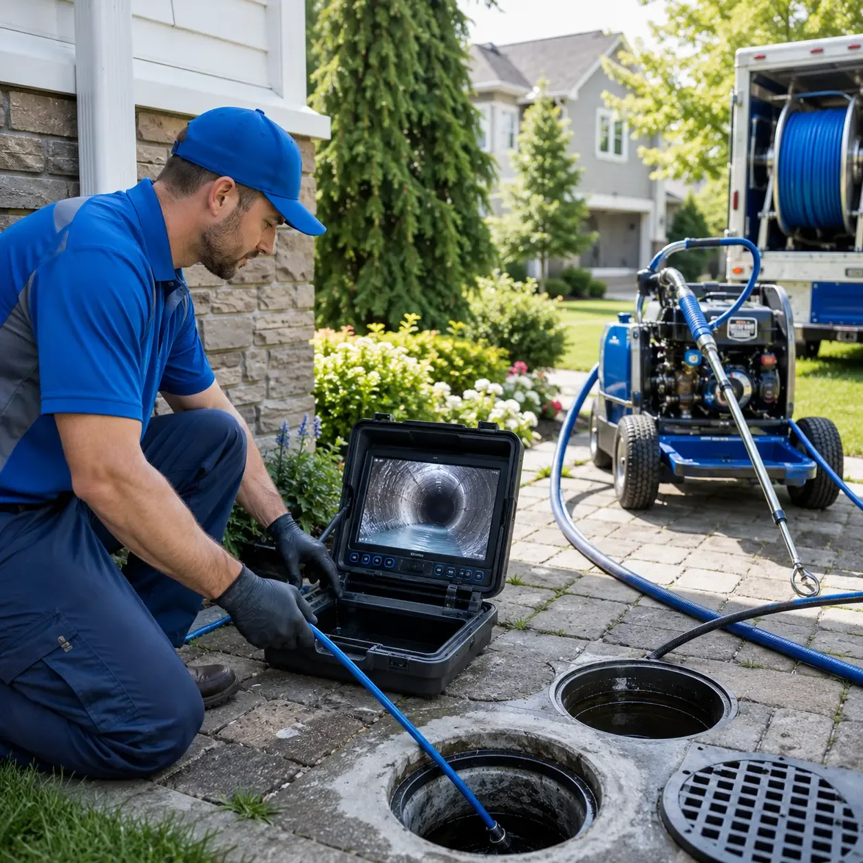 Outdoor drain cleaning professionals serving Linden, TX